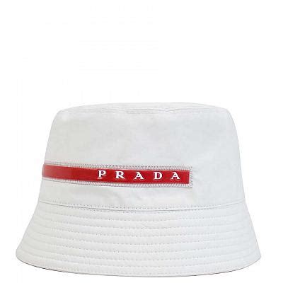 prada beanie red stripe|prada bucket hat men.